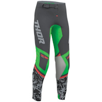 Thor Youth Sportmode Pants - Punkd Charcoal / Green