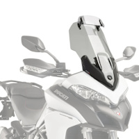 Puig Touring Windscreen With Visor Smoke - Ducati Multistrada 1200/S