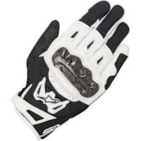 Alpinestars SMX-2 Air Carbon V2 Leather Gloves - Black / White