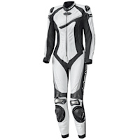 Held Ladies Ayana 2 One Piece Leather Suit - White / Black
