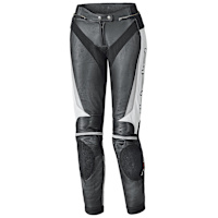 Held Ladies Lane 2 Leather Trousers - Black / White