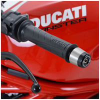 R&G Racing Bar End Sliders - BE0101BK - Ducati Monster 1200R