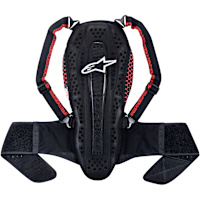 Alpinestars Nucleon KR-2 Back Protector - Smoke / Black / Red