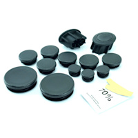 Pyramid Frame End Caps - BMW R1200R / RS / 1250R / RS