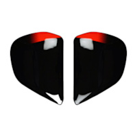 Arai VAS-V Type Side Pods - Tough Red