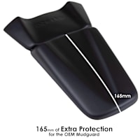 Pyramid Hugger Extension Matte Black - Honda CBR1000 RR Fireblade