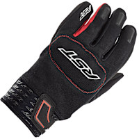 RST Rider CE Textile Gloves - Black / Red