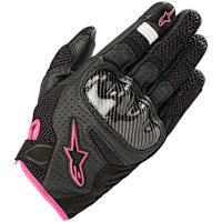 Alpinestars Stella SMX-1 Air V2 Mixed Gloves - Black / Fuchsia