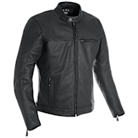 Oxford Walton Leather Jacket - Black