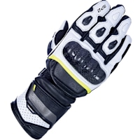 Oxford RP-2 2.0 Leather Glove - Black / White / Fluo Yellow