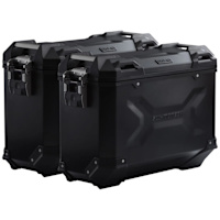 SW Motech Trax Adv Black Aluminium 37L Case System - Yamaha XT 660 Z Tenere (07-16)