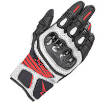 Alpinestars SP X Air Carbon V2 Gloves - Black / White / Fluo Red