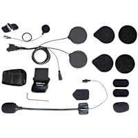 SENA SMH5 Helmet Clamp Full Kit - Boom Mic and Wired Mic