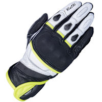 Oxford RP-3 2.0 Leather Gloves - Black / White / Fluo Yellow