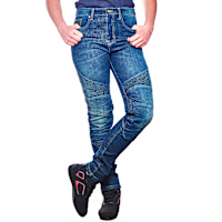 Furygan Ladies Purdey Denim Jeans - Blue