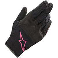 Alpinestars Stella S Max Drystar Mixed Gloves - Black / Fuchsia