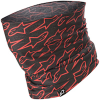 Alpinestars Astars Neck Tube - Black / Red Fluo