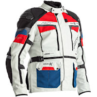 RST Pro Series Adventure-X Airbag CE Textile Jacket - Ice / Blue / Red