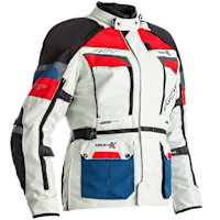 RST Ladies Pro Series Adventure-X CE Textile Jacket - Ice / Blue / Red