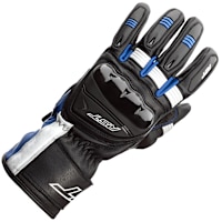 RST Pilot CE Leather Gloves - Black / Blue / White
