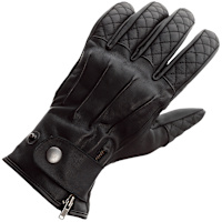 RST Matlock CE Leather Gloves - Black / Black