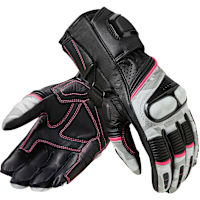 Rev'it Ladies Xena 3 Leather Gloves - Black / White