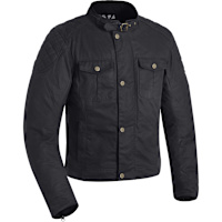 Oxford Holwell 1.0 Wax Textile Jacket - Black