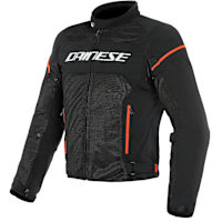 Dainese Air Frame D1 Textile Jacket - Black / White / Fluo Red