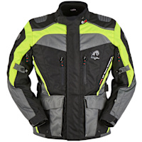 Furygan Apalaches Textile Jacket - Black / Yellow Fluo