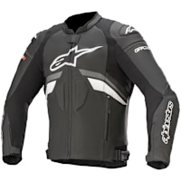 Alpinestars GP Plus R V3 Leather Jacket - Black / Dark Grey / White