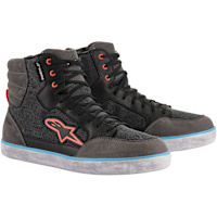 Alpinestars J-6 Waterproof Shoes - Black / Anthracite / Light Blue