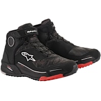 Alpinestars CR-X Drystar Riding Shoes - Black / Camo / Red