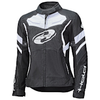 Held Ladies Baxley Textile Jacket - Black / White