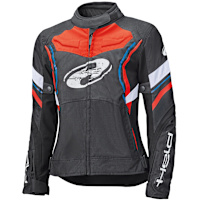 Held Ladies Baxley Textile Jacket - Black / Red / Blue