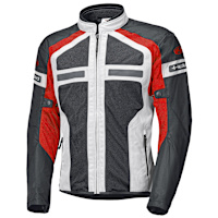 Held Tropic 3 Textile Jacket - Grey / Red
