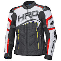 Held Safer SRX Textile Jacket - Black / White / Red