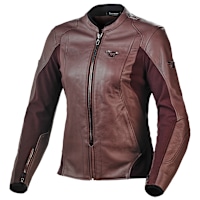 Macna Ladies Tequilla Leather Jacket - Dark Pink