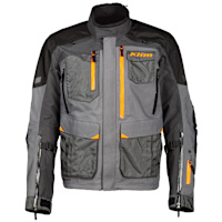 Klim Carlsbad V3 Gore-Tex CE Textile Jacket - Asphalt / Strike Orange