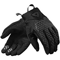 Rev'it Massif Textile Gloves - Black