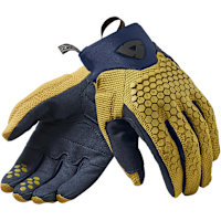 Rev'it Massif Textile Gloves - Ochre Yellow