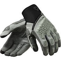 Rev'it Caliber Leather Gloves - Mid Grey