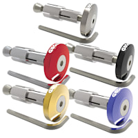 Oxford Universal Bar Ends 2 - Flat Aluminium