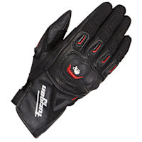 Furygan Volt Leather and Textile Gloves - Black / Red