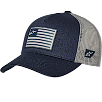 Alpinestars Flag Snapback Cap - Navy / Grey