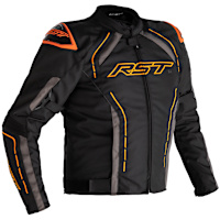 RST S1 CE Textile Jacket - Black / Grey / Neon Orange