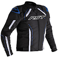 RST S-1 CE Textile Jacket - Black / White / Blue