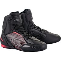 Alpinestars Stella Faster-3 Shoes - Black / Gun Metal / Diva Pink