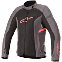 Alpinestars Stella T-Kira V2 Air Textile Jacket - Tar Grey / Black / Diva Pink