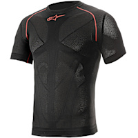 Alpinestars Ride Tech V2 Short Sleeve Summer Top - Black / Red