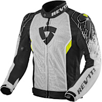 Rev'it Quantum 2 Air Textile Jacket - White / Black